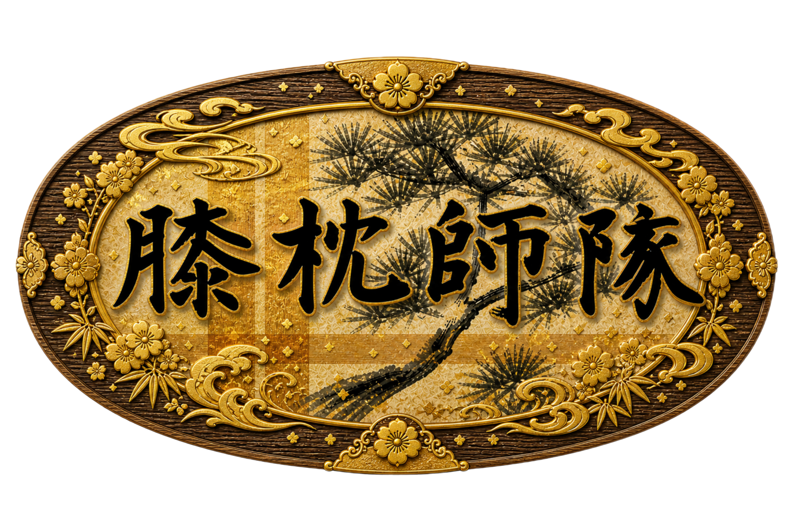 膝枕師隊 ロゴ