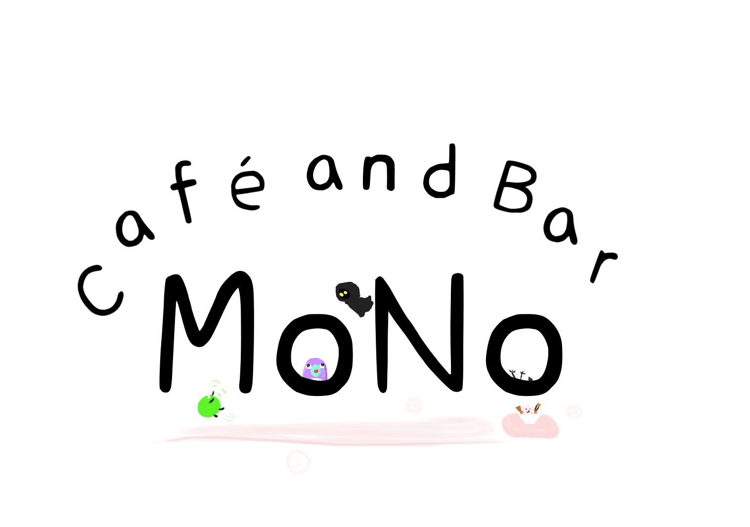VRC Café and Bar MoNo ロゴ
