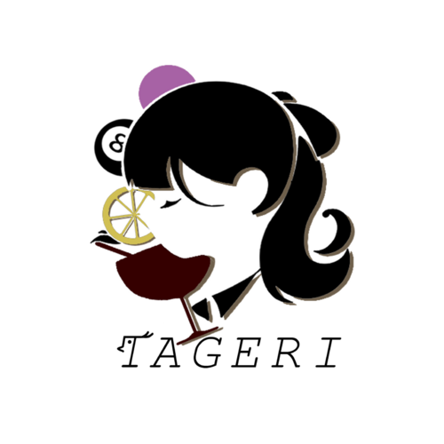 Kuji Abatar×Billiards Bar『TAGERI』 ロゴ
